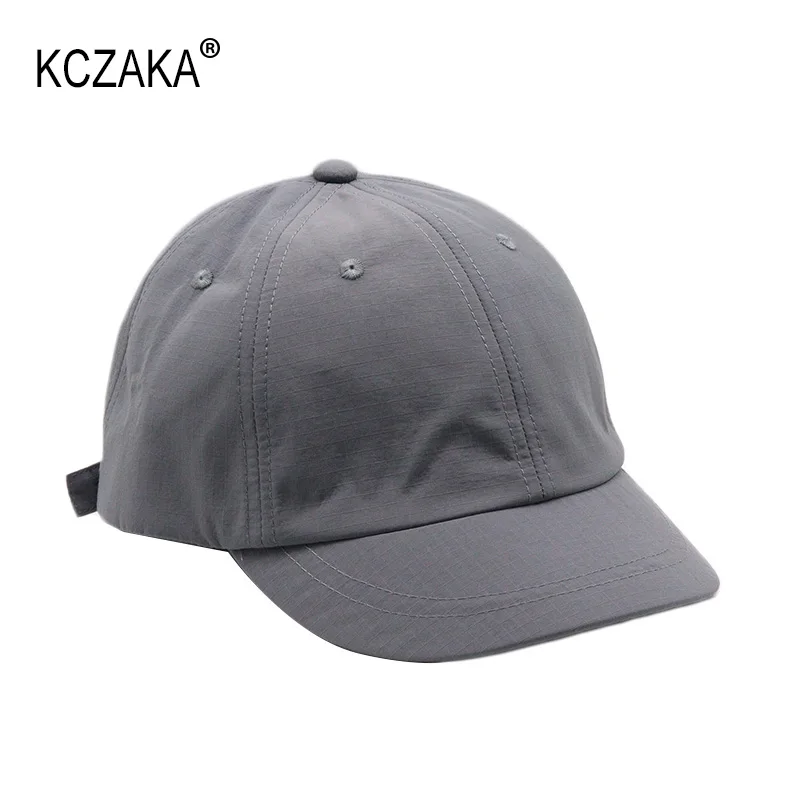 Mens 6 Panels Short Brim Baseball Cap Unisex Summer Outdoor Quick Dry Sports Polyester Snapack Caps Umpire Dad Hats