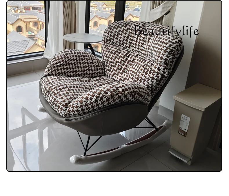 

Snail Rocking Chair Simple Modern Rocking Chair Recliner Balcony Home Leisure Chair Living Room Lazy