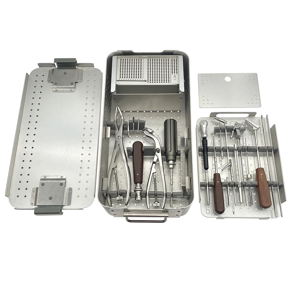 

Orthopedic 2.7 Osteotomy Locking Plate Instrument Set Autoclave able small fragment locking plate Instruments