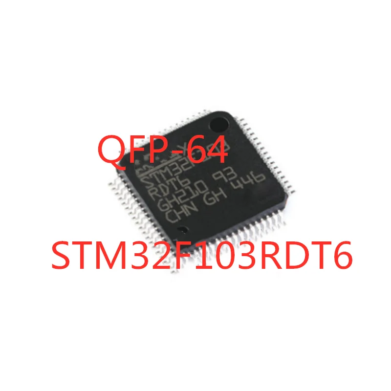 

5PCS/LOT 100% Quality STM32F103RDT6 STM32F103 SMD QFP-64 32-bit microcontroller In Stock New Original