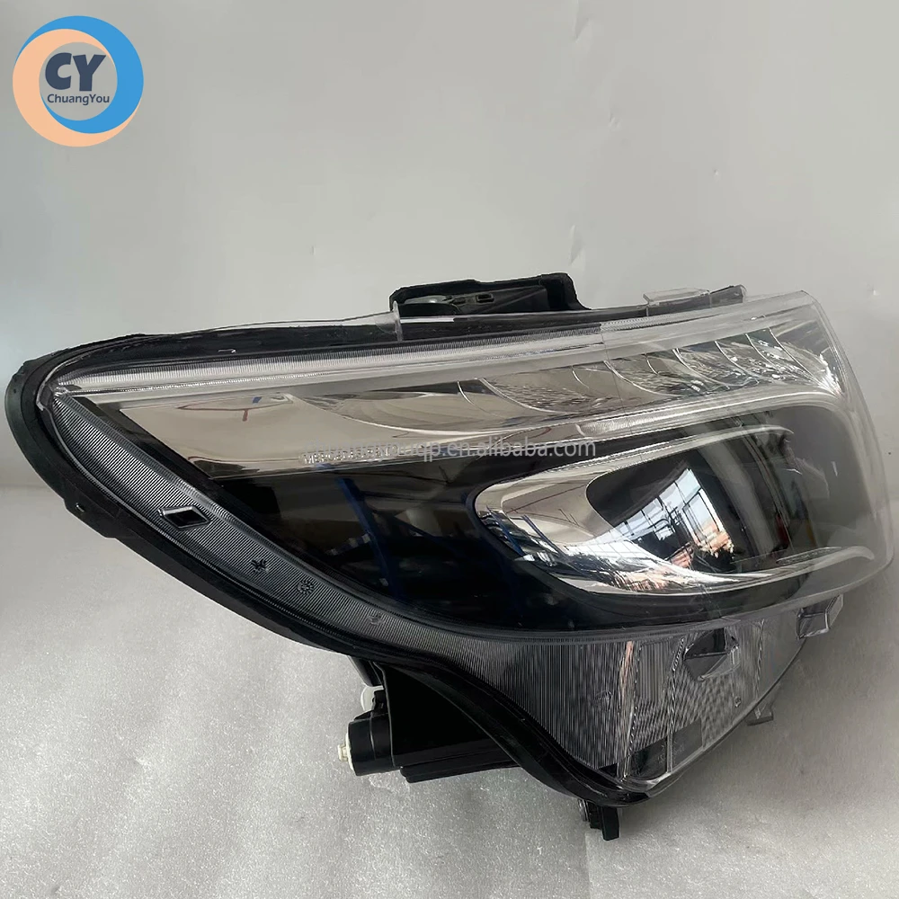 For Mercedes-benz Vito W447 Original Headlight Lens 2016 2017-2023 V-CLASS V250 V220D High LED Headlamp Tall Geometric Light