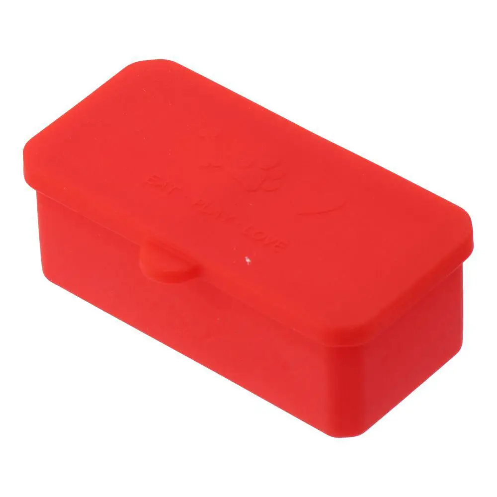 1/3pcs Serviceable Silicone Food Distribution Box Red/Pink/Purple/Green/Orange/Blue 2/4 Inch Snack Containers Sauce Cups Kid