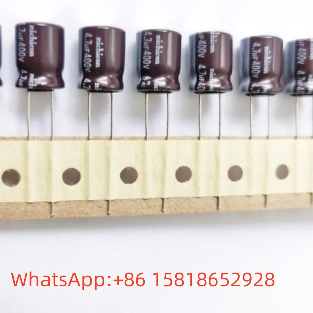 20pcs 400V 4.7uF 10X12.5 Nichicon CS High-Frequency Long-Life 4.7µF 400V Original Electrolytic Capacitors