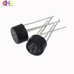 10pcs 2W04 2W06 2W08 2W10 DIP-4 2A 400V 600V 800V 1000V DIP Bridge Rectifier Stack