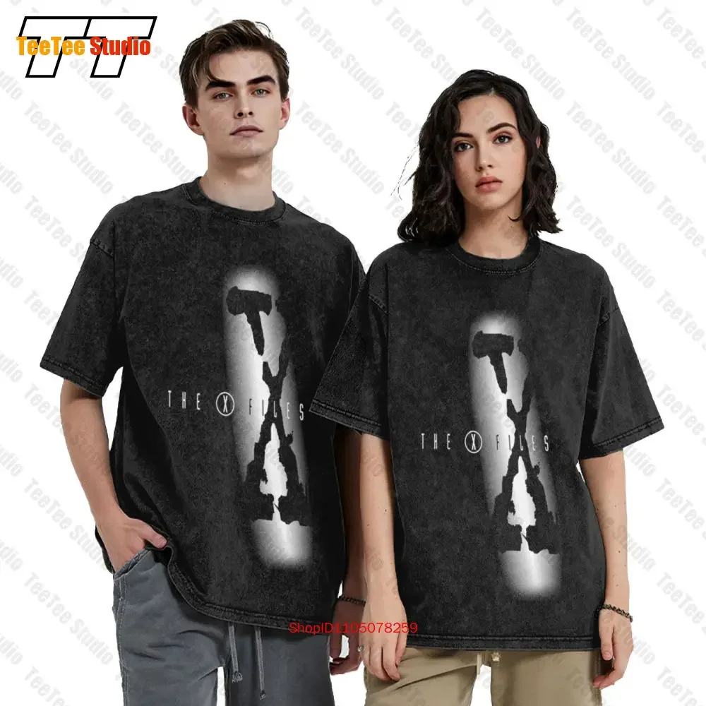 The X-Files Movie Logo Vintage Oversized T-Shirt TQKR