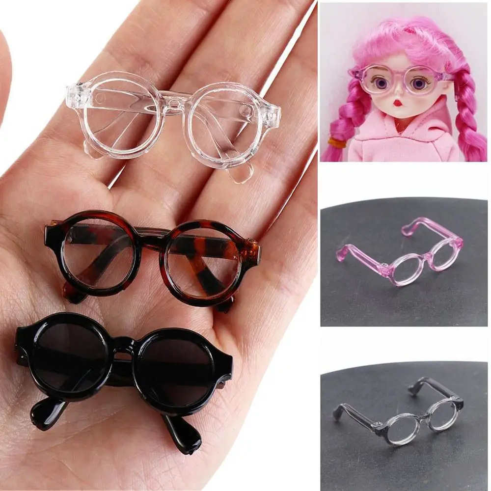 

Fashion Doll Glasses for 1/6 Doll Toy 4.5 cm/1.77 in Miniature Doll Eyeglasses Sunglasses DIY Accessories Dress Up Toys Gifts