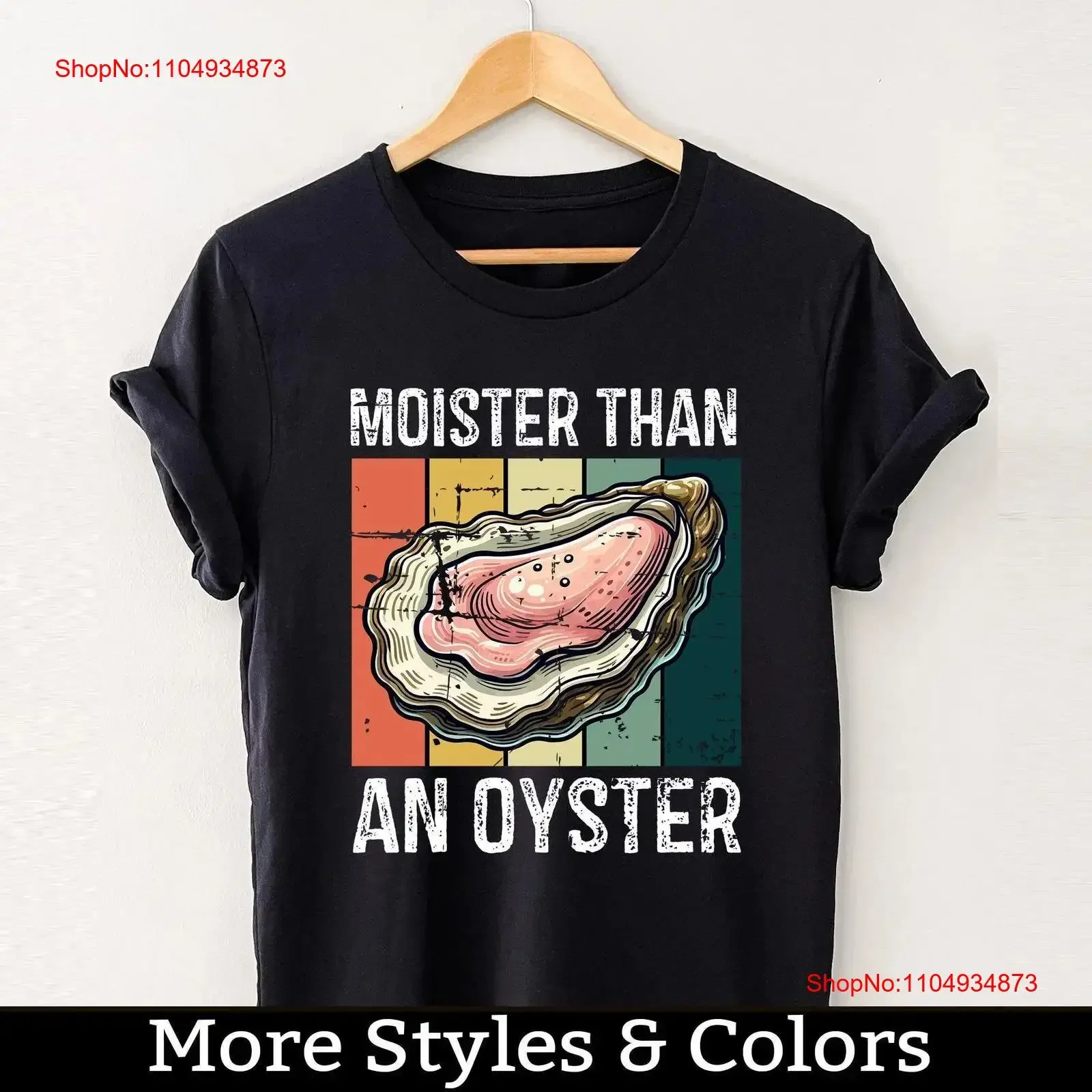 Camiseta de Humor para adultos inappropriado, humectante que una ostra, diosa sucia, broma, ropa de calle lavada vintage, informal y versátil