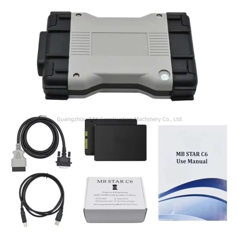 Mb Star C6 Doip Xentry V2025.03 Multifunctional Car Diagnostic Tool Construction Machinery Parts