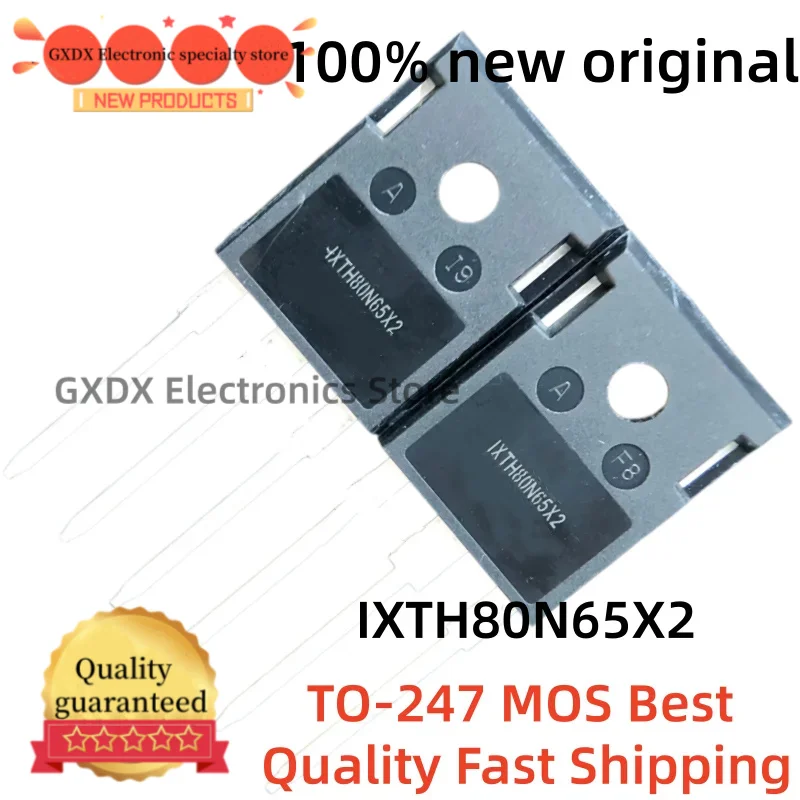 10-20-30-50 unidades/lote 100% nuevo original TO-247 650V 80A IXTH80N65X2 TO247 MOS Best Quality Fast Shipping In Stock
