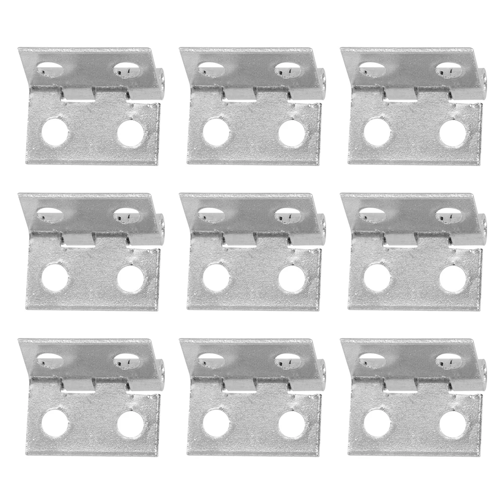 

75pcs Small Hinge Mini 4 Hole Copper Jewelry Case Retro Small Hinges for Crafts Cabinet Tiny Hinges Practical Hardware