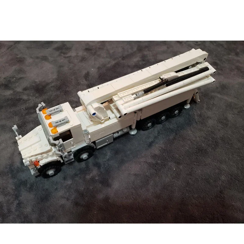 

MOC-87968 City Construction Concrete Pump Truck Building Block Model 1088 Parts • Boy Kids Birthday Building Block Toy Gift