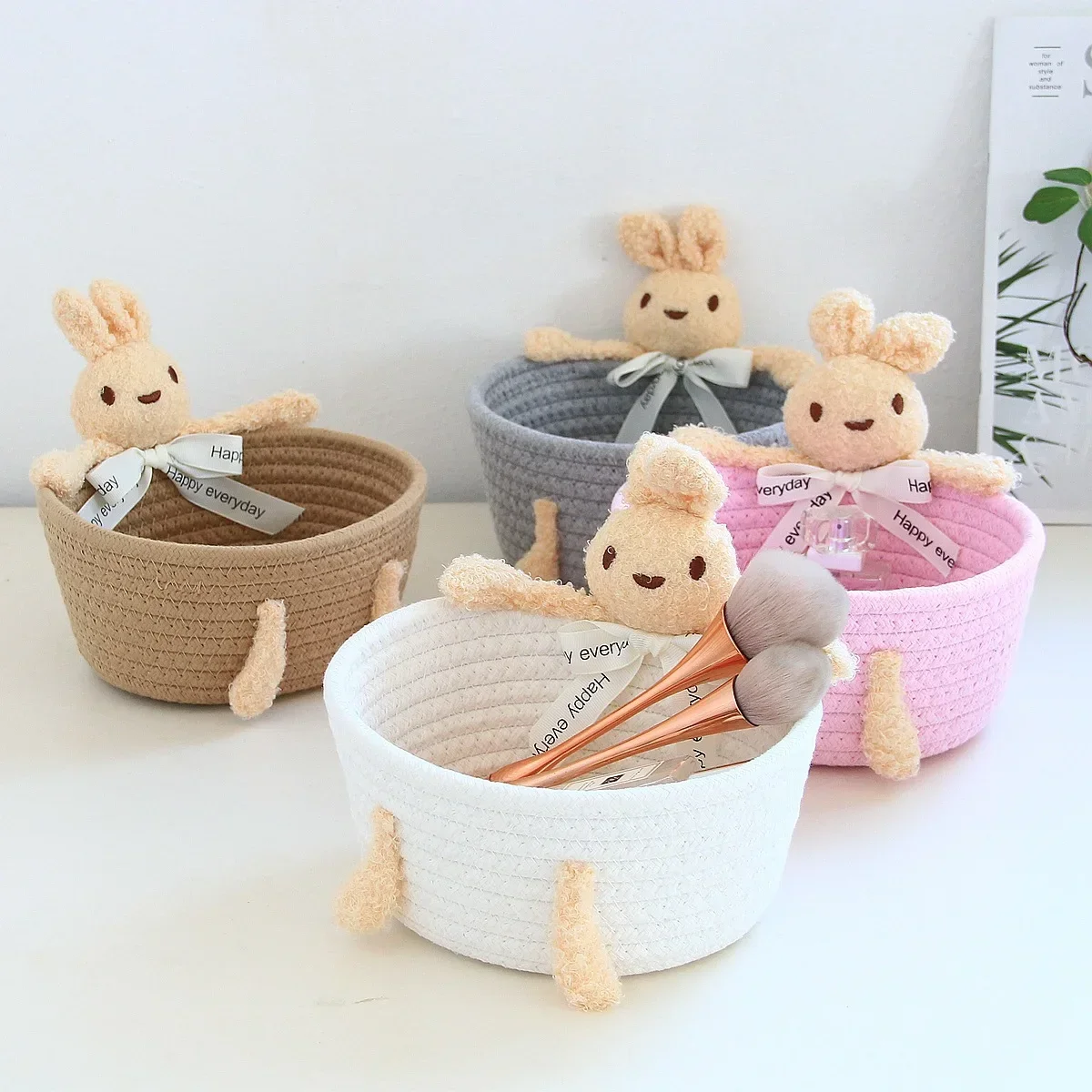

Multifunctional Storage Baskets Living Room Small Items Organize Case Household Children Toys Summarize Deposit Container Items