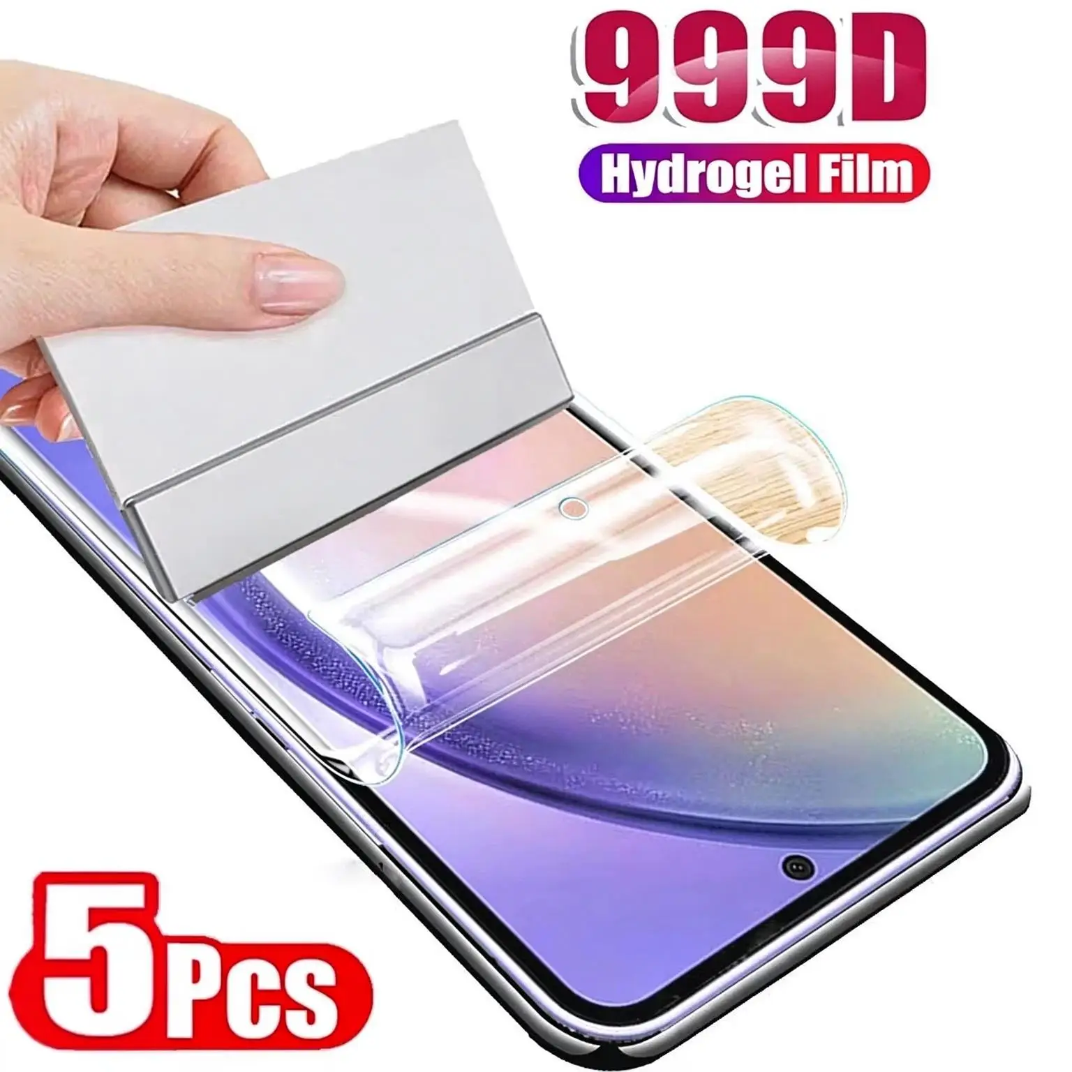 1-5 pièces de film hydrogel pour Samsung Galaxy A56 A57 A16 A37 A36 A26 A17 A18 A55 A54 A35 A06 S25 S24 S26 Ultra S23, protection d'écran