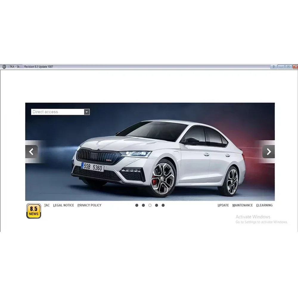ETK a 8.5 Electronic Parts Catalogue for Group Vehicles - 2024 Update Compatible with V-W A-udi Seat Sk-oda Daewoo Installation