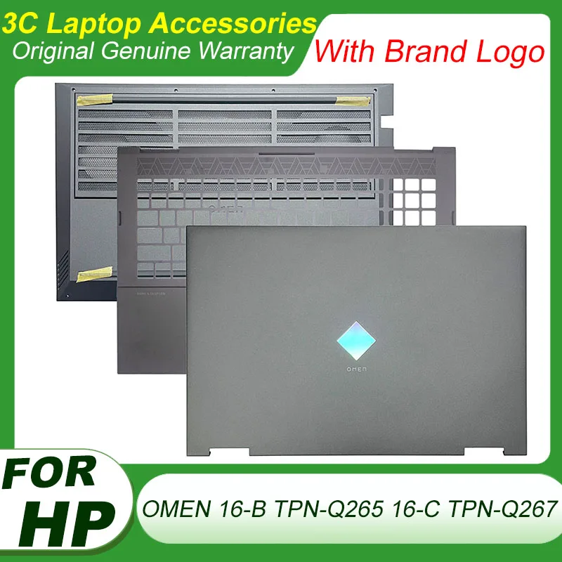 

For HP OMEN 16-B TPN-Q265 16-C TPN-Q267 Laptop LCD Back Cover Screen Back Shell Top Cover Frame Upper Palmrest Bottom Base Case