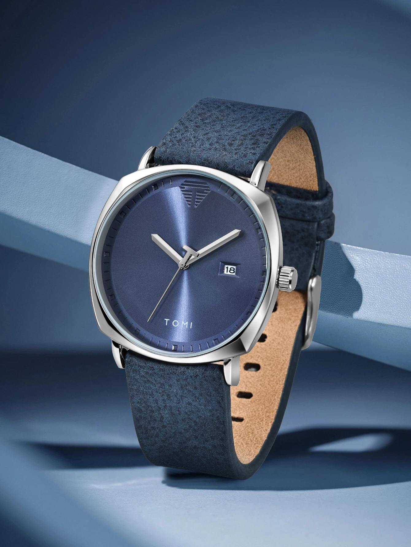 TOMI Neue 2PCS Luxury Business Männer Uhr Geschenk Box Set Einfache und Casual Männer Kalender Quarzuhr Stift Reloj männer Urlaub Geschenk – Detail 16