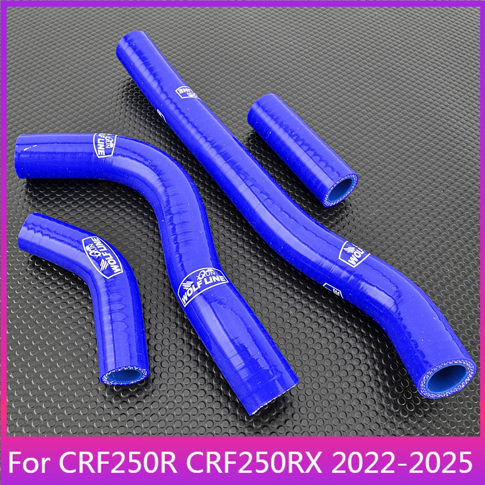 Silicone Radiator Coolant Hose Clamps Kit For Honda CRF250R CRF250RX 2022 2023 2024 2025 Radiator CRF 250R Dirt bike Accessories