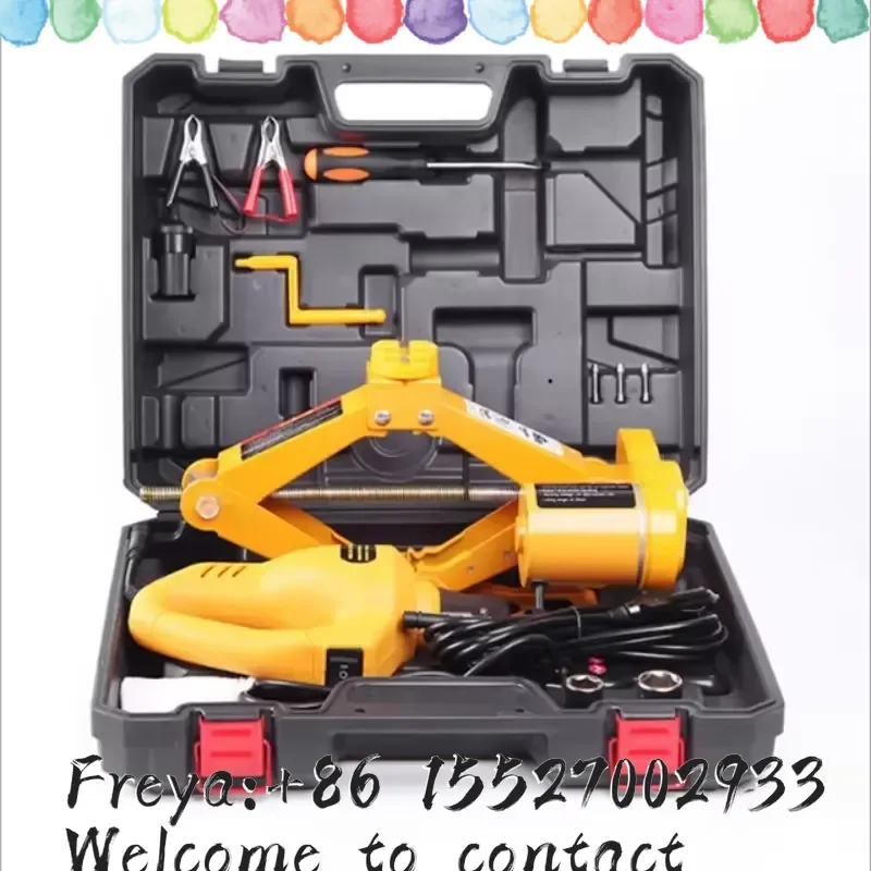 Vehicle Scissor Jack 12v Hydraulic Wrench Electric Hydraulic Jack Repair Lifting Power Tool