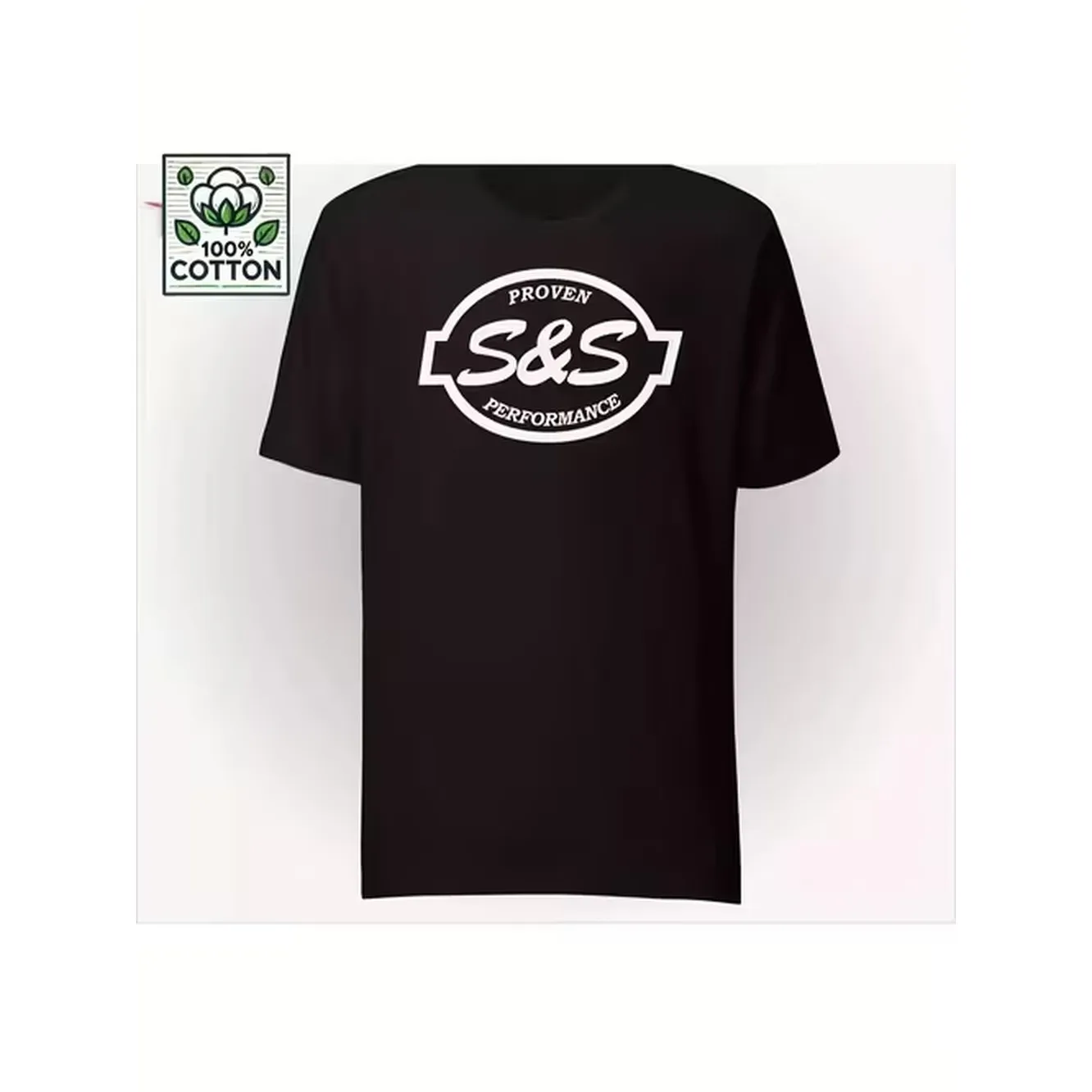 S s cycle performance engine logo t shirt retro vintage motorcycle design 100 regular fit short sleeve tee for men women black with white geometric emblem breathable fabric machine washable casual shirt for motorcycle enthusiasts