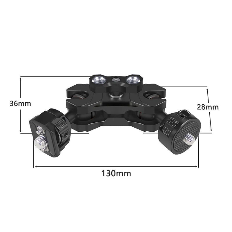 Doppelte Kugelköpfe Magic Arm 1/4'' 3/8'' Schraube für DSLR Kamera Monitor Mikrofon Video Licht Super Clamp Kamera Käfig Halterung – Detail 26
