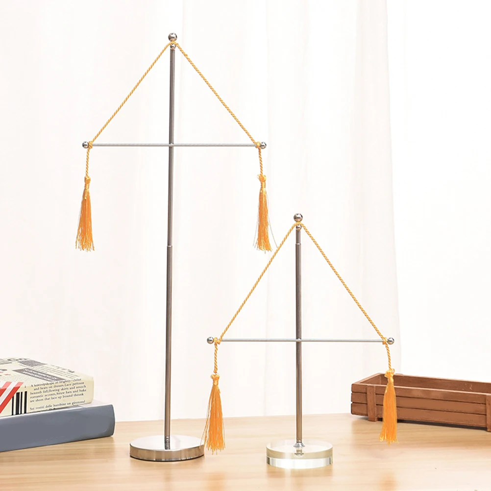 

Table Runner Desktop Flag Holder Tabletop Base Accessories Stand Small Mini Rack
