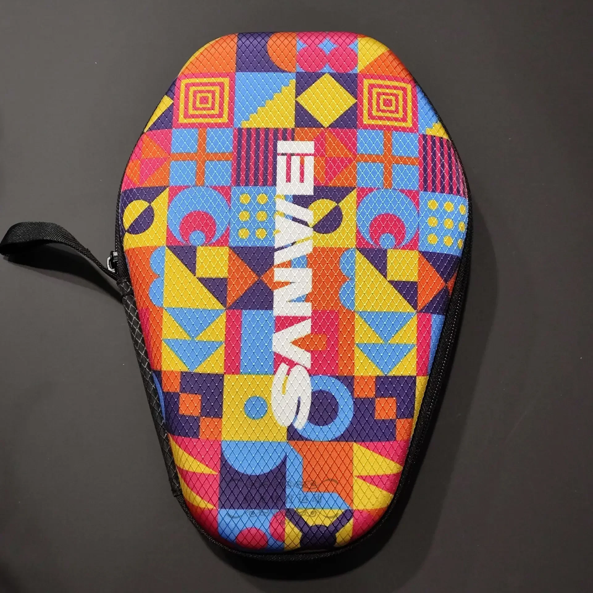 SANWEI Tischtennis Schläger Fall Oxford Tuch Hard Shell Ping Pong Schläger Paddel Abdeckung Lagerung Tasche Langlebige Quadratische Schläger Abdeckungen – Detail 4