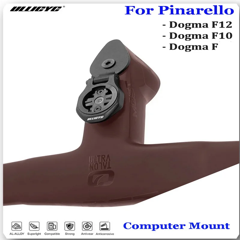 

For Pinarello Dogma F12/ Dogma F/ Dogma F10 Integrated Handlebar Computer Mount Compatible with GPS/Garmin/Bryton/Wahoo Aluminum