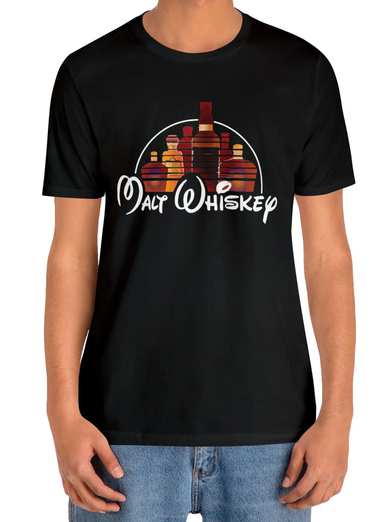 

Men'S Casual Cotton T-Shirt Short Sleeve, Round Neck, Machine Washable - Perfect for Summer Outings Sports