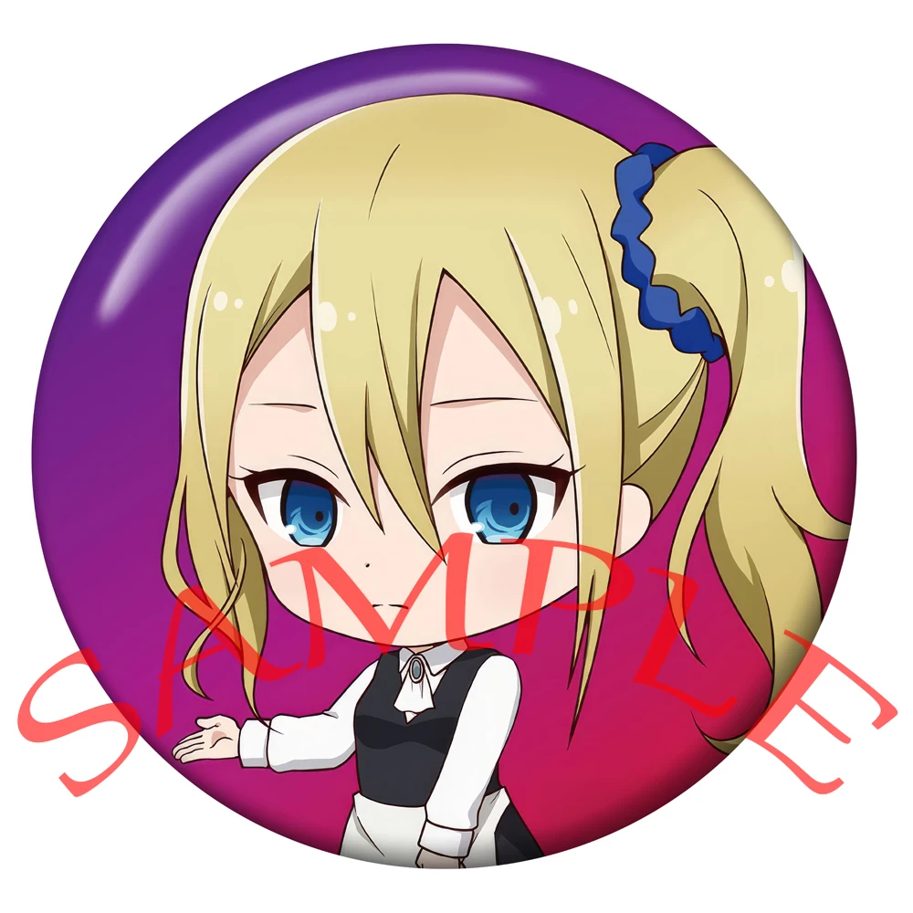 Anime Kaguya-sama: Love Is War Cosplay Shirogane Kei Hayasaka Ai Fujiwara Chika Shinomiya Kaguya Cartoon Badge Christmas Gifts