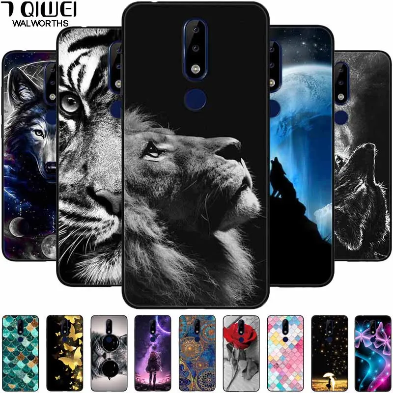 For Nokia 5.1 Plus Case Soft Silicone Cartoon Fashion TPU Phone Cases for Nokia X5 Cover 5.1Plus Cute for NokiaX5 Protective