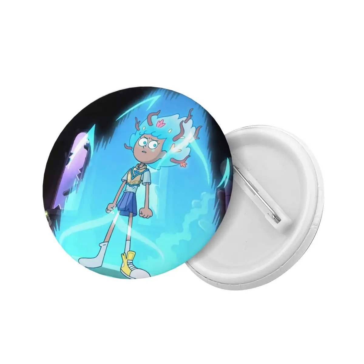 الرعب الكوميديا الكرتون فيلم البرمائيات زر مستدير دبوس للجينز تخصيص سوبر سايان Pinback شارات دبابيس