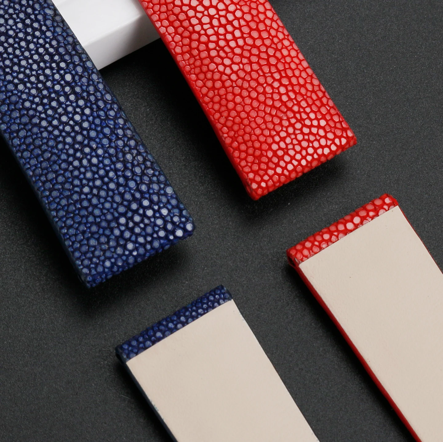 20mm 22mm Pearl Fish Skin Watch Strap Unisex Replacement Watchband Bracelet for Huawei Tissot Omega Mido Tudor Rolex Watch