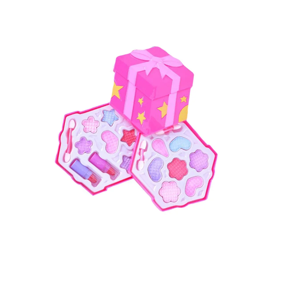 مجموعة ألعاب مستحضرات التجميل للفتيات، مجموعة مكياج حقيقية غير سامة وقابلة للغسل، حقيبة مدمجة محمولة للأطفال، هدية مكياج لمستحضرات التجميل #6