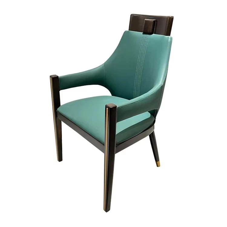 

rp-High-quality Indoor Wholesale Home Furniture Modern Upholstered Leather Restaurant Hotel Dinning Room Chairs^