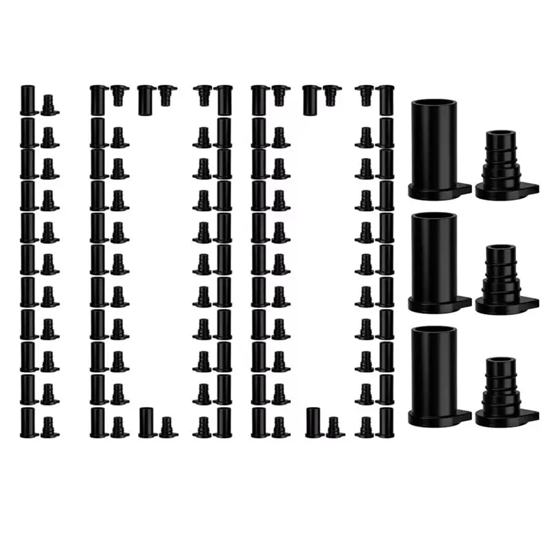 DT17 100 Pairs Solar Panel Connector Caps, IP68 Weather Dustproof Male & Female Dust Covers for Solar Connectors