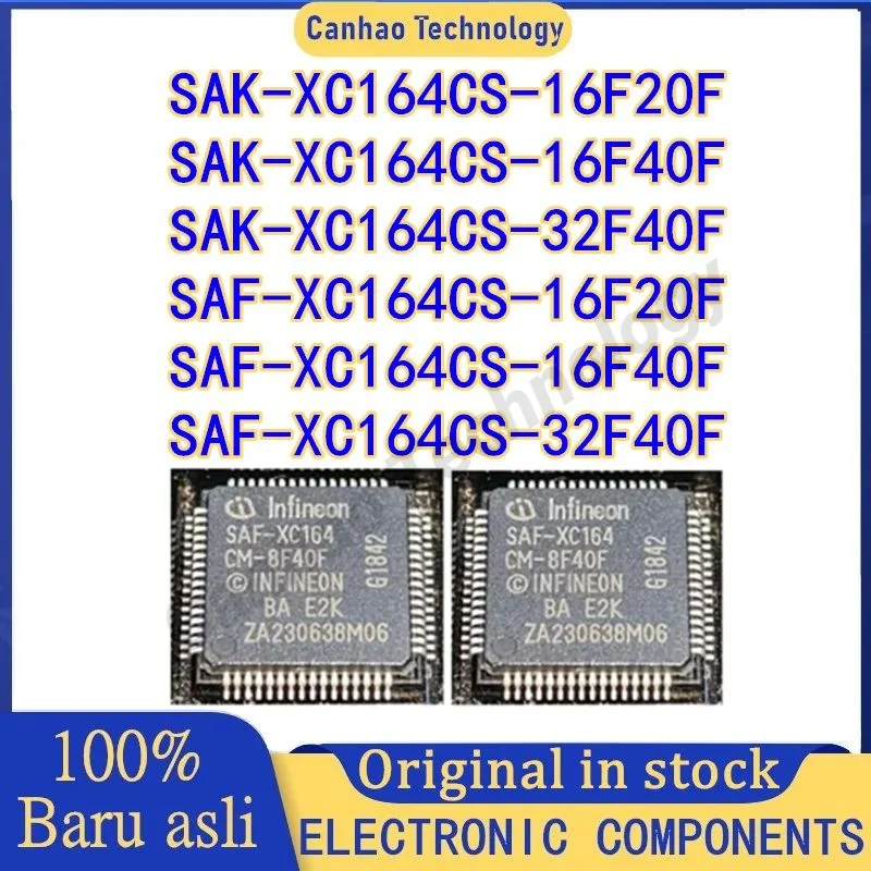 

1PCS SAK-XC164CS-16F20F SAK-XC164CS-16F40F SAK-XC164CS-32F40F SAF-XC164CS-16F20F SAF-XC164CS-16F40F SAF-XC164CS-32F40F