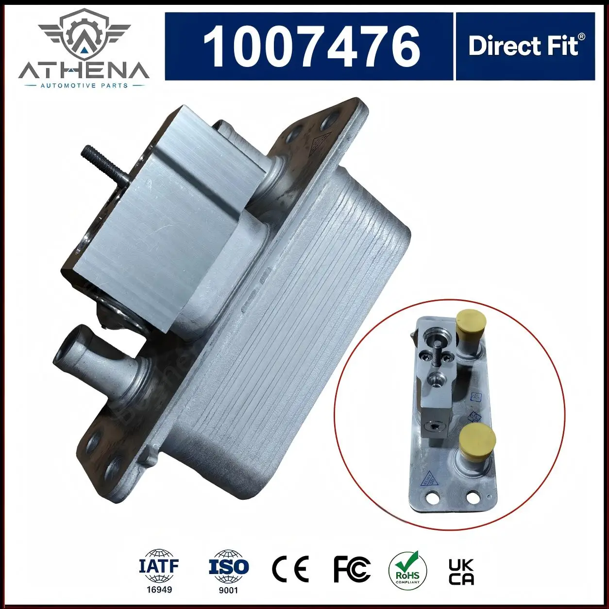 1007476-00-E Battery Chiller With TXV Valve Assembly For Tesla Model S 2012-2016 R134a Battery Cooling Heat Exchanger