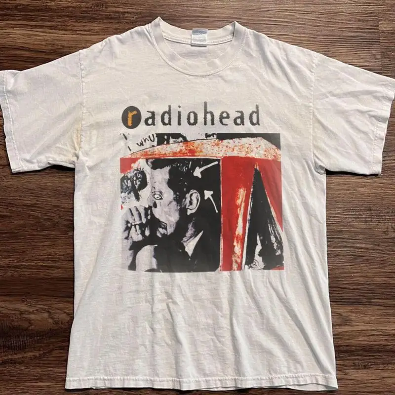 

Футболка Radiohead Band в стиле ретро, белая перепечатка KH13733