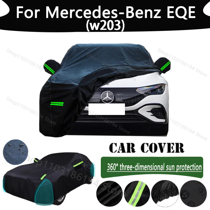 

For Mercedes-Benz EQE Outdoor Protection Full Car Cover Rainwater Sunshine Snow Covers Dustproof Scratches Car Cover