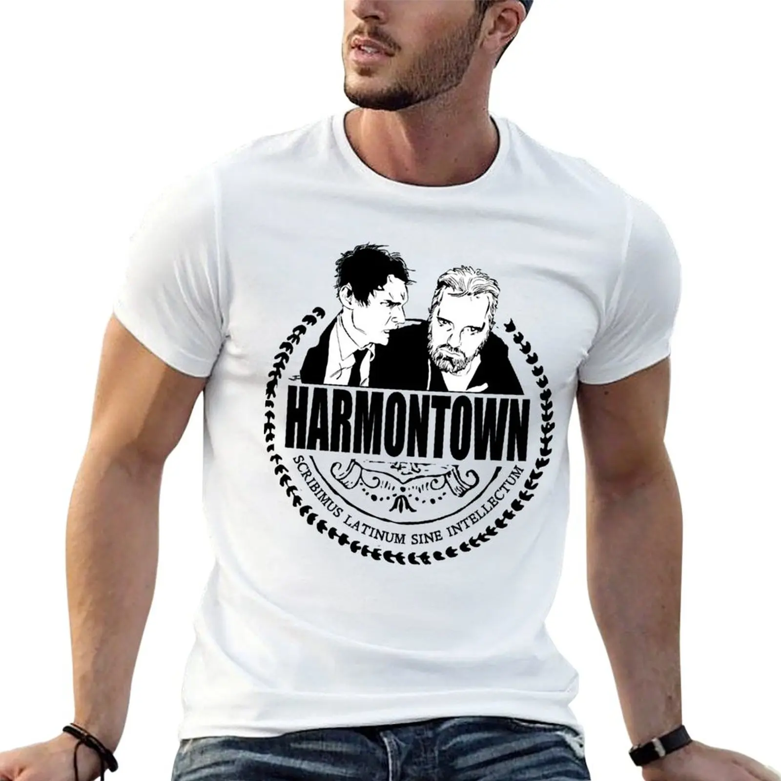 Harmontown podcast T-Shirt t shirt personalised t shirt man luxury cotton t shirt man T-shirt