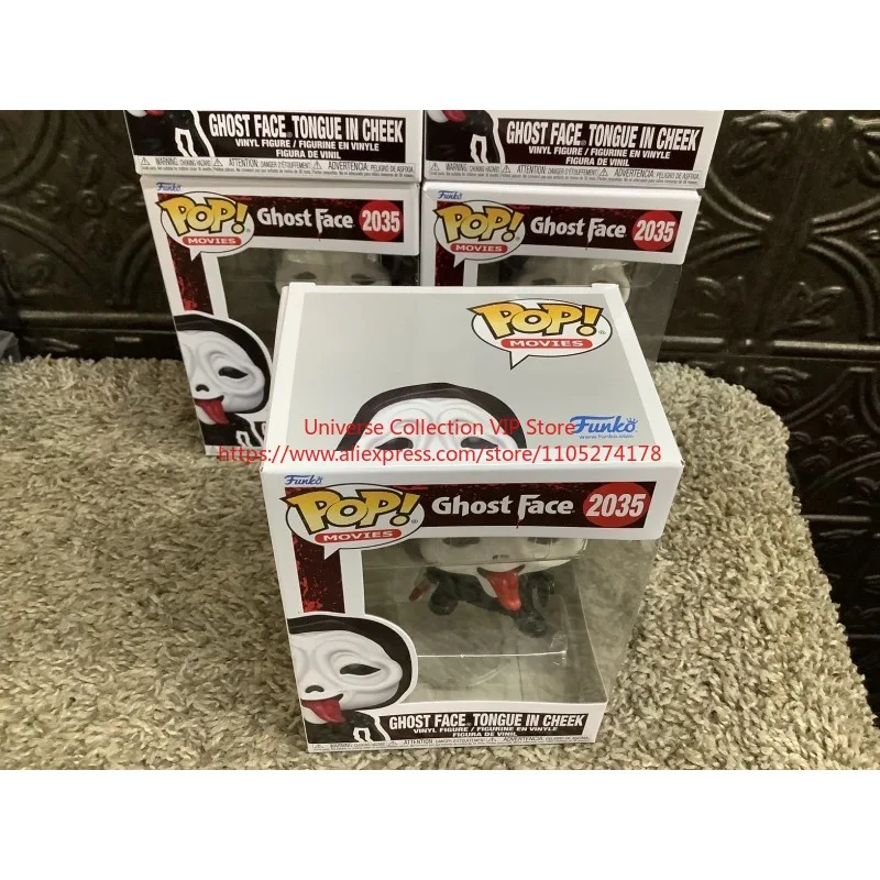 Funko Pop Scream Ghost Face Tongue in Cheek #2035 Official Vinyl Figure Collectible Ornament, Comes with Protector for Display - view 4