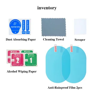 Universeller Anti-Fog und Anti-Reflex-Regenprozessauto-Retrovisor-Filmabdeckung, Außenteile, Accessoires für Autoglas, 2pcs 8 Hauptverkäufe Bamina Antivaho - №5