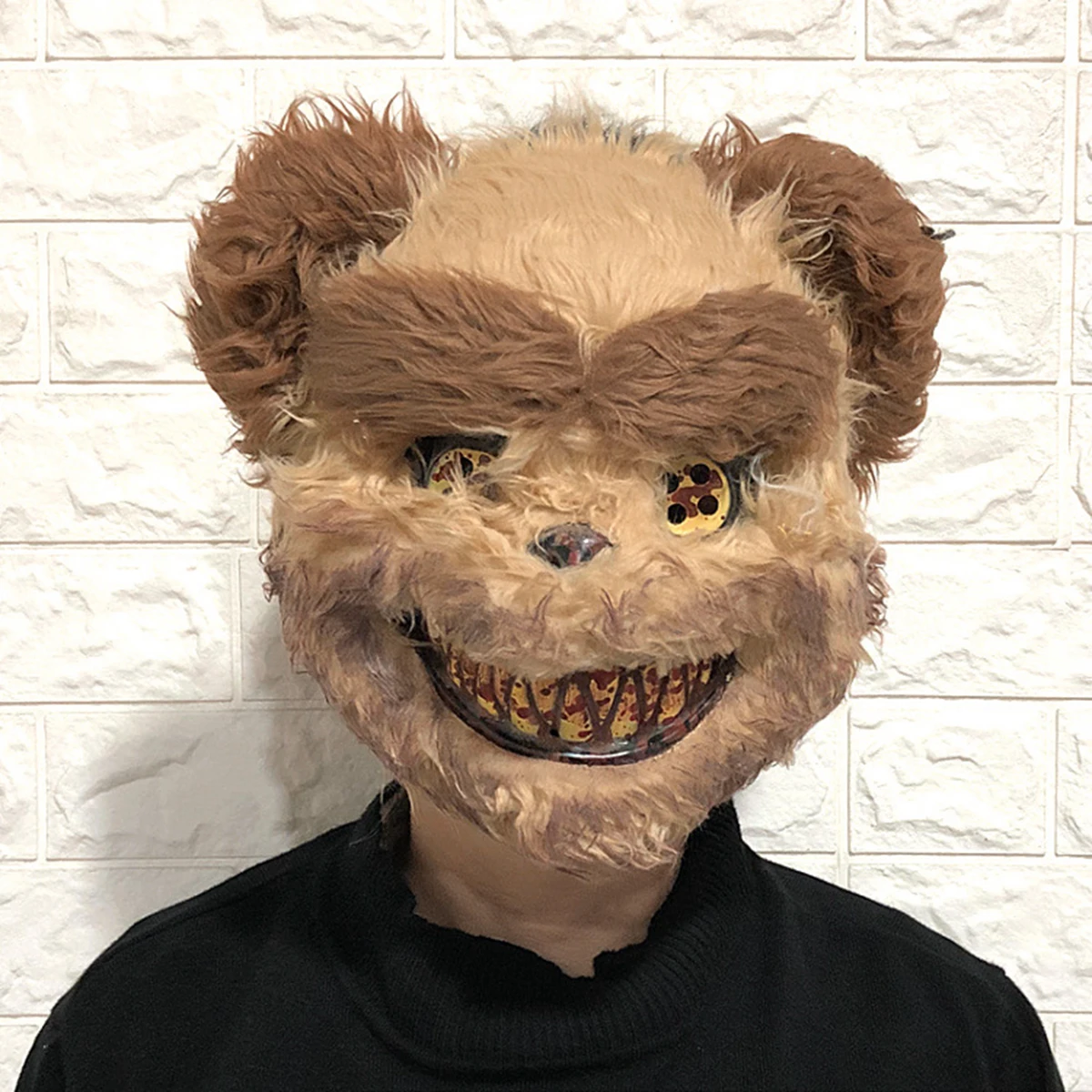 

Bloody Bear Mask Scary Costume Party Prop Halloween Masquerade Comfortable Fit Most People Premium Material Horror