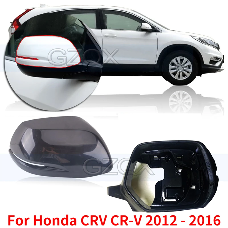 CAPQX Side Mirror Cover Frame side Rearview Mirror Lid Hood 76251-T0A-H01 For Honda CRV CR-V RM2 RM4 2012 - 2016