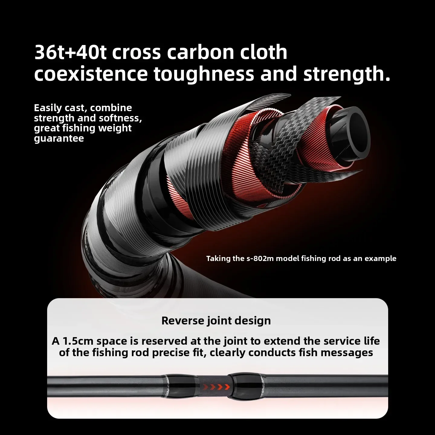 صنارة صيد طويلة الصب من CHILENT LUKNIT بطول 1.68-2.7 متر، UL-MH مقعد بكرة كربون خفيف للغاية قضيب دوار لدليل فوجي لجميع مناطق المياه #3