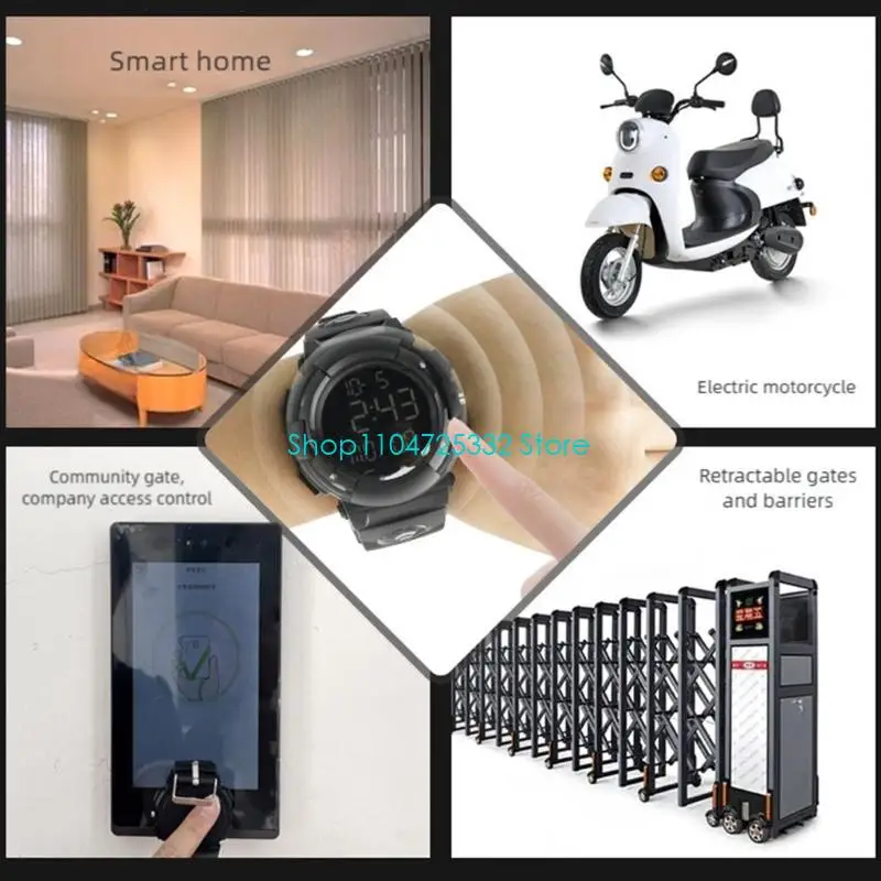 P5EA Tangan Pintar Nirkabel Pengendali Jarak Jauh Salinan Gerbang 433/315Mhz Duplikator Kunci