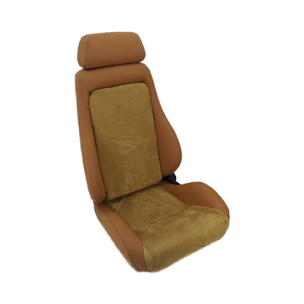 1081 Old Style Racing Bucket Seat Comfortable Sport Design with Slider Universal One Pair Foam Racing Seat