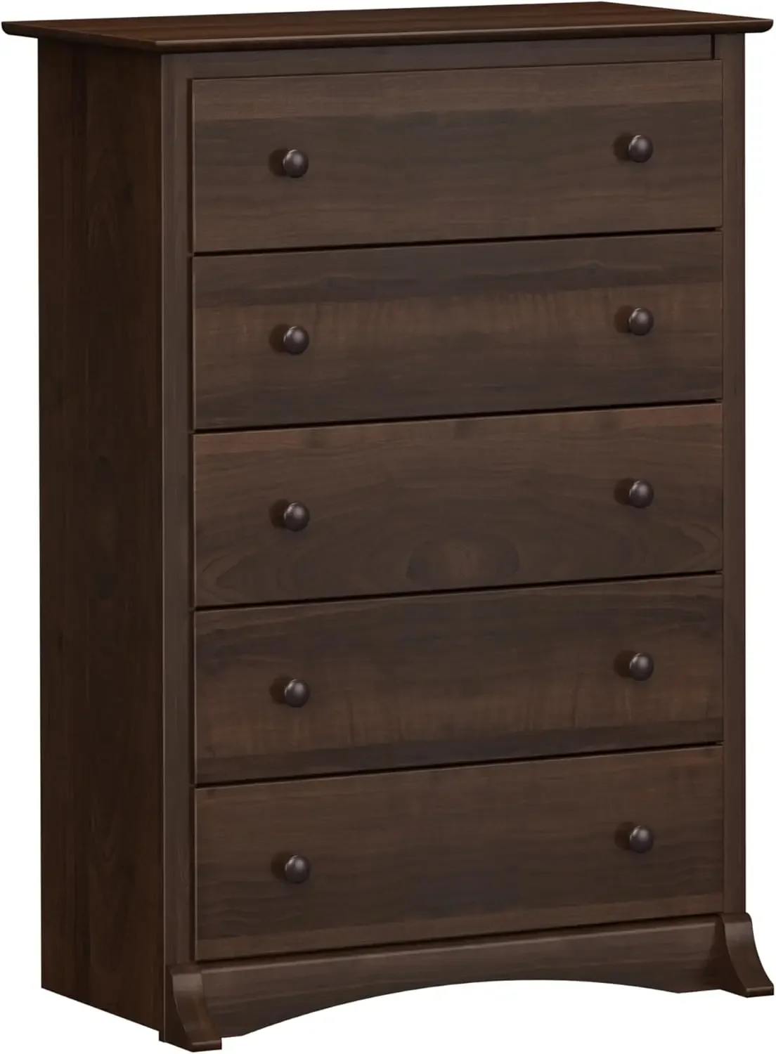 5-Drawer Chest for Bedroom - Spacious and Stylish Chest of Drawers, Measuring 17.75