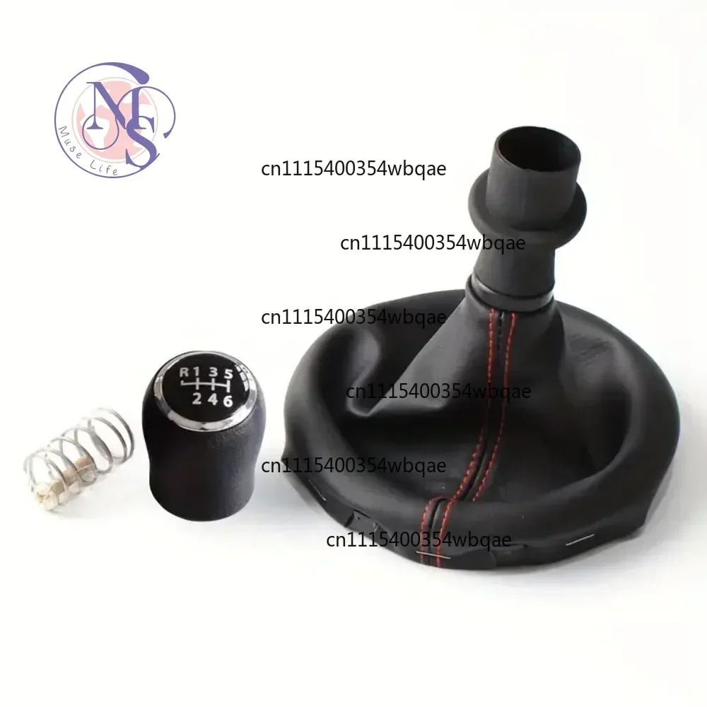 ZOCI-FOR-5/6 Speed Shift Knob Leather Boot Cover For VW T5 T5.1 T6 GP 2003-2011 Auto Replacement Parts