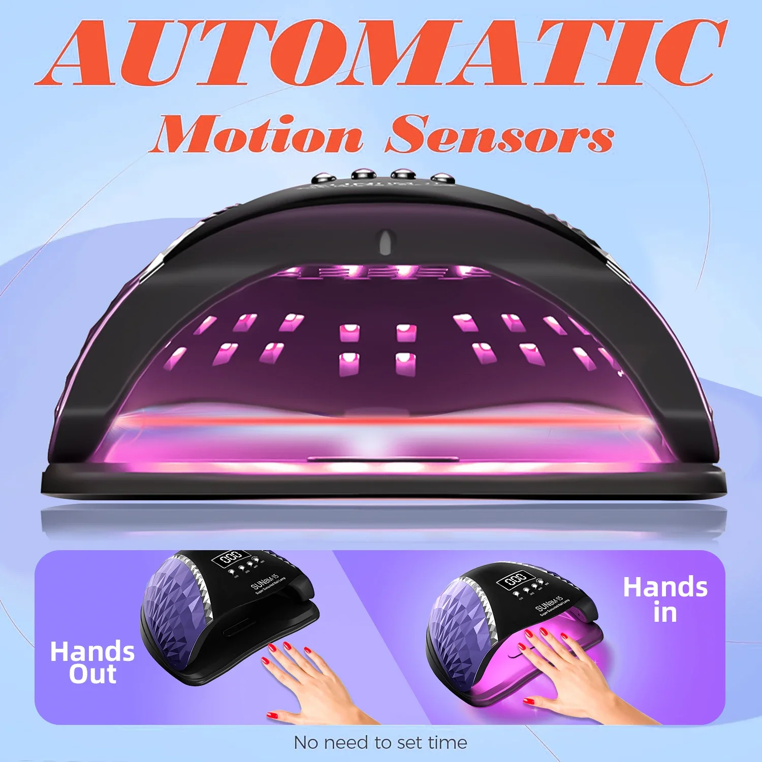 280 ワットプロフェッショナルネイルドライヤー 66LED ネイルライト 4 タイマー設定ネイルランプ高速ジェルネイルポリッシュマニキュアサロン機器